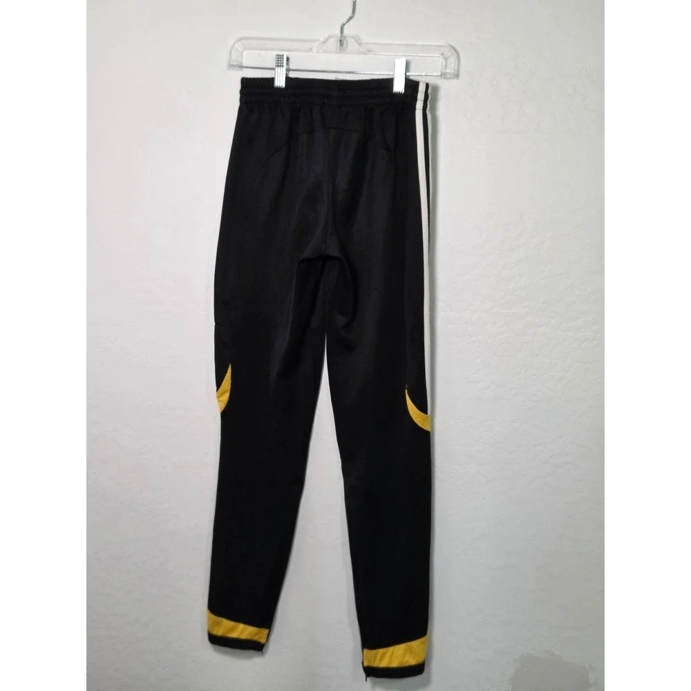 Adidas Clima365 Soccer Training Pants Black Yellow White Mens Size L E84219